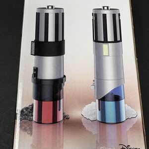 Star Wars Darth Vader & Anakin Skywalker Salt Pepper Grinders Set Open Box